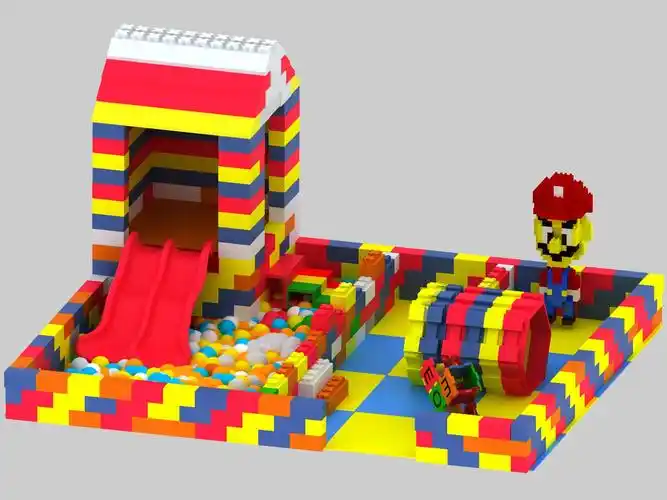 大型epp积木乐园室内游乐场积木城堡儿童乐园幼儿园玩具亲子游戏