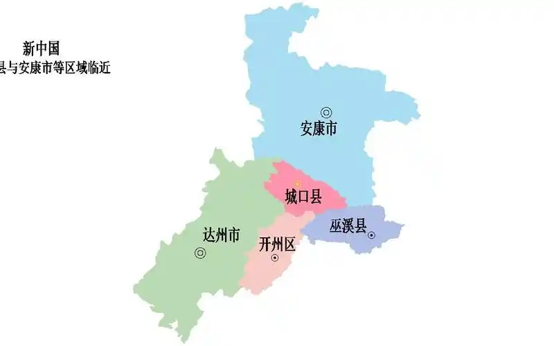 重庆城口历史沿革地图动画