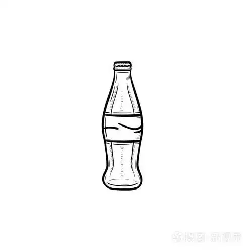 软饮料手绘素描图标