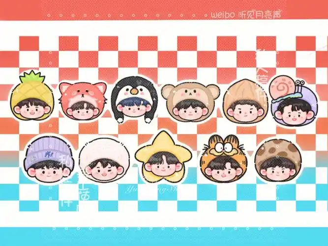 豆豆眼q版大头r1se