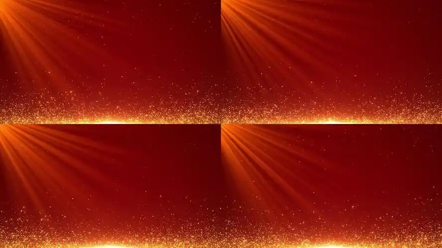 红色喜庆粒子背景-循环6_1920x1080_高清视频素材下载(编号:8343691)