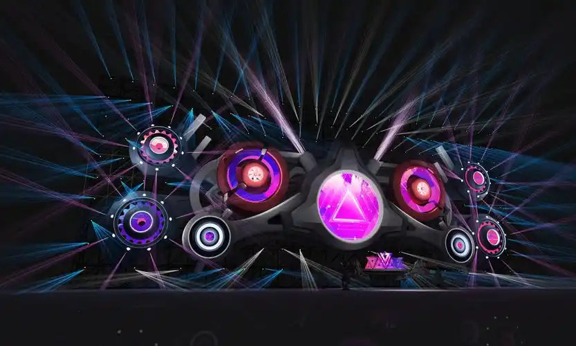 电音节舞美灯光设计