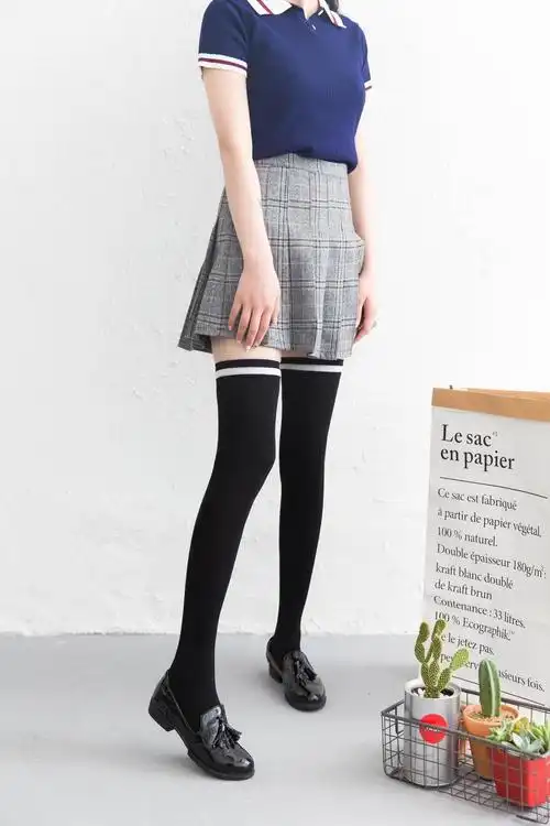 超长日系大码加长cos过膝长筒袜女装大佬cd变装伪娘丝袜衣服用品