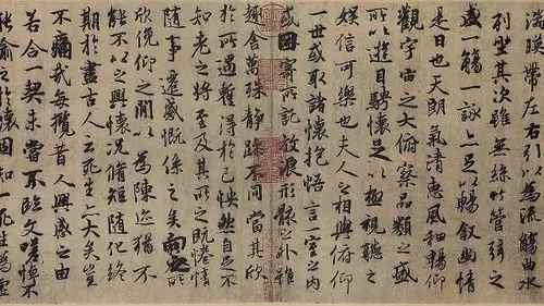 东晋王羲之书法作品兰亭序赏析