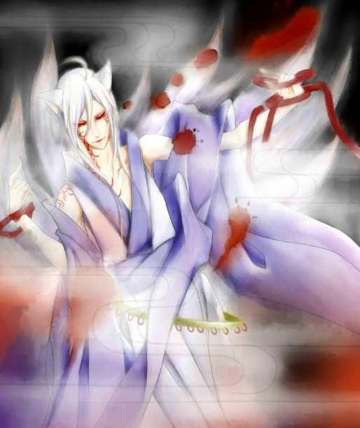 九尾狐动漫壁纸:如果你家里有一个,你更想要哪一个?