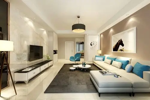 现代风格的蓝谷地_效果图|图片|装修案例-新浪家居