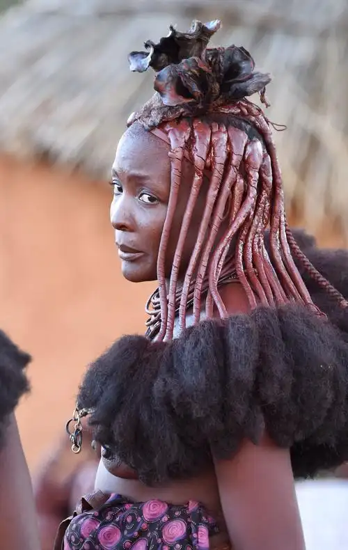 其它 《纳米比亚散记》(四)20190402-15 写美篇   在纳米比亚辛巴族红