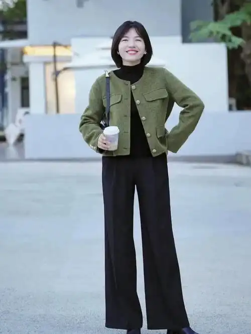 阔腿裤 4种鞋子,穿上时髦洋气还增高,腿粗胯宽的你得学