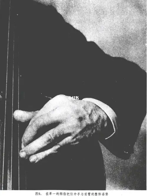 大提琴拇指把位手与手臂的关系非常重要.