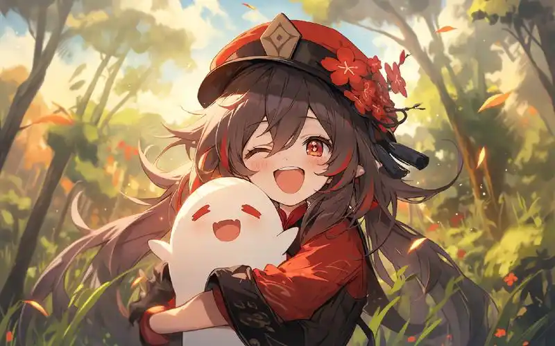 【原神-壁纸】胡桃↑溯↓绽放!