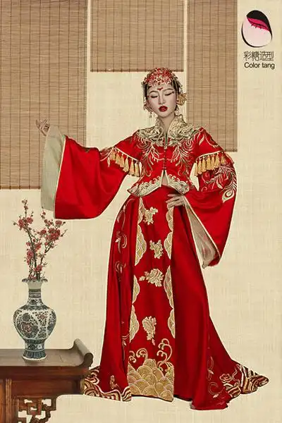 古代经典中式新娘造型回归中国之美