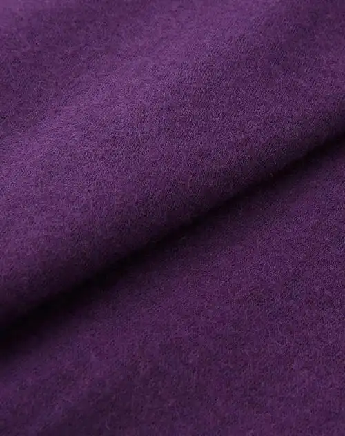 绛紫色气质优雅九分袖连衣裙