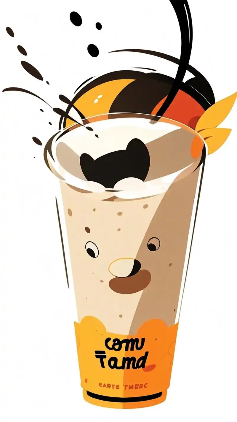 🥤 😍哇!这些卡通奶茶壁纸也太可爱了吧!