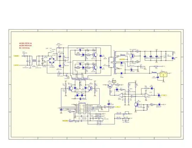 开关电源24v 14.6a电路图