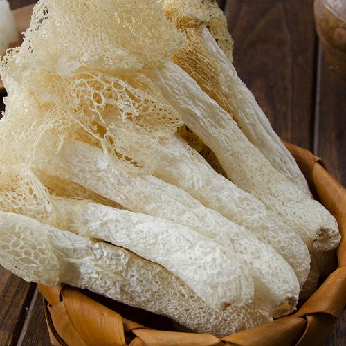 鲜烹烹 古田竹荪干货无硫 长裙竹笙 新鲜干竹荪菌菇特产 100gx2袋