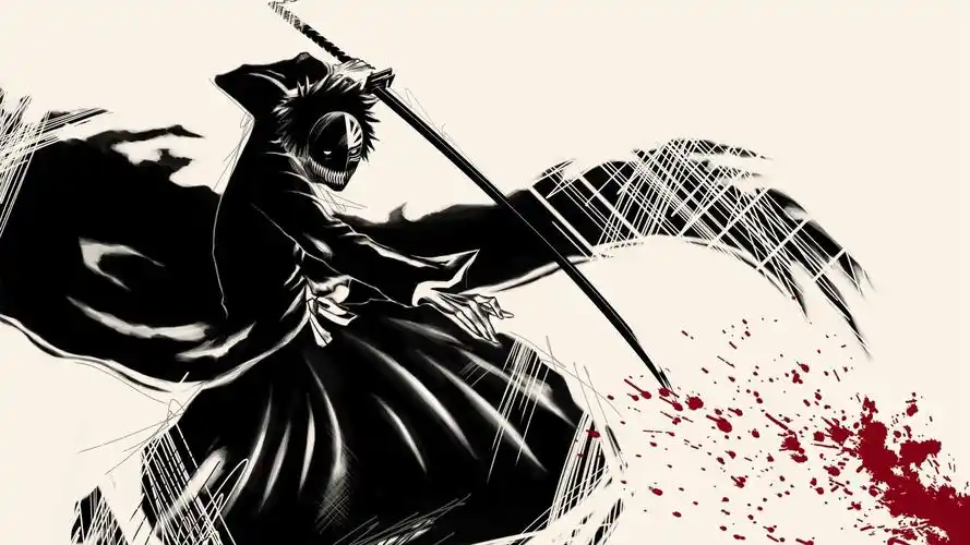 日本动漫死神虚化后的黑崎一护高清壁纸