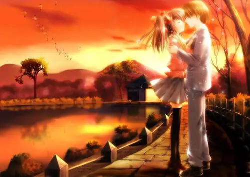 求动漫里的情侣图````