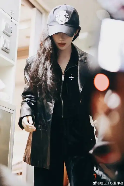 鞠婧祎黑甜心##鞠婧祎黑色系ootd