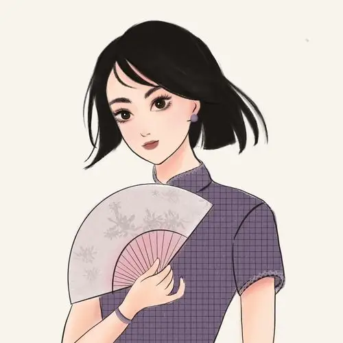 迪士尼公主旗袍手绘