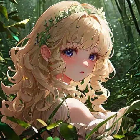 森系漫画女生头像