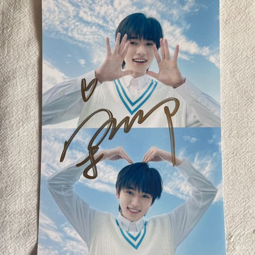 宋亚轩亲笔签名照周边海报拍立得同款收藏送朋友时代tnt诚意礼物
