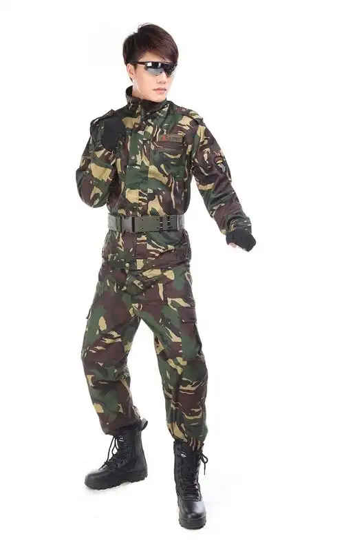 我是特种兵迷彩服套装男野战服训练服猎人迷彩服 户外cs装