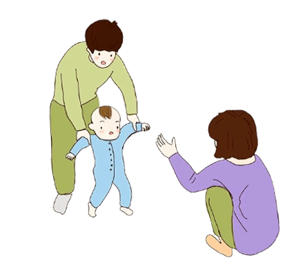 宝宝学走路,很多爸妈是在帮倒忙!做好这两点就够了