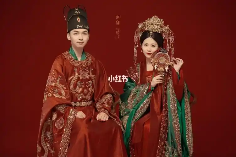 全网第一批倒叙执子之手宋制婚服铜陵婚纱