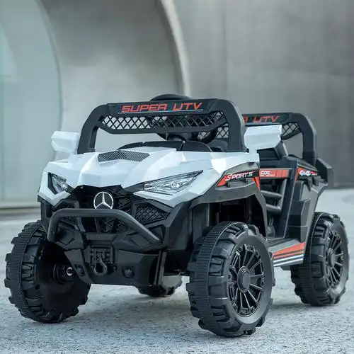 奔驰儿童电动车可坐大人四轮汽车遥控小孩玩具车宝宝越野车可坐人
