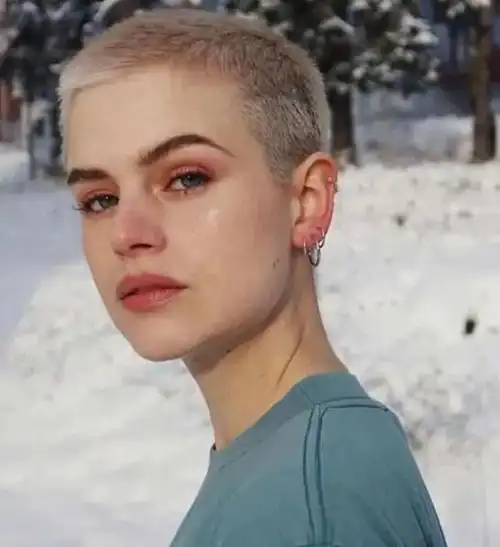 女生寸头也超酷 酷帅个性女生寸头-好发型