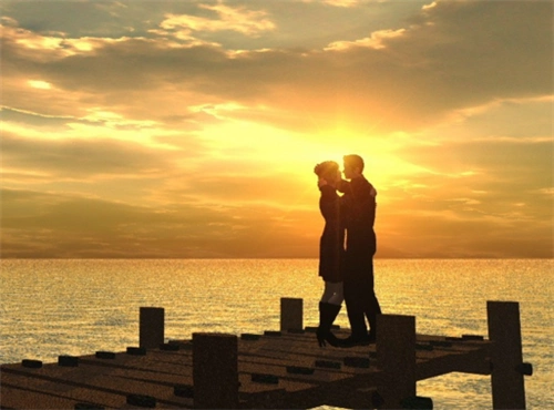 温馨唯美的情侣图片只想一辈子爱着你