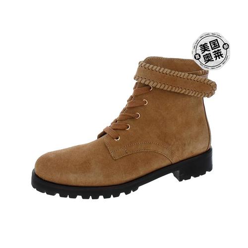 jack rogers女式绒面革系带踝靴 - 棕褐色 【美国奥莱】直发