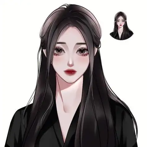 手绘头像丨手绘头像高冷女生头像丨御姐头像