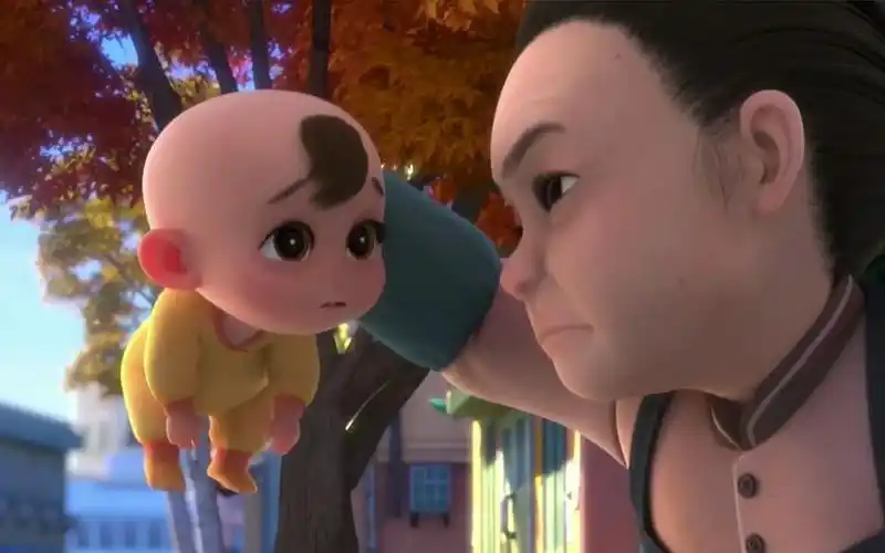 原来光头强的妈妈早就在电影中出现过了#熊出没