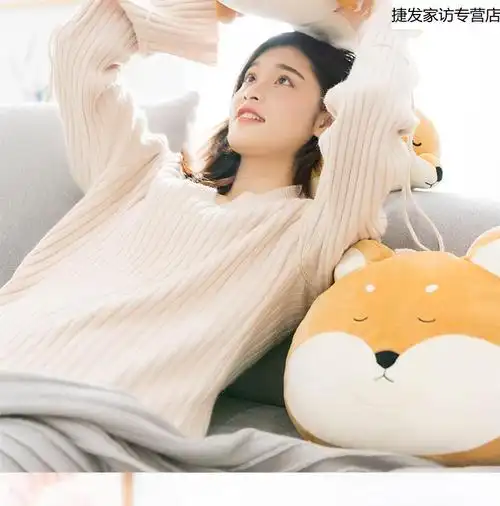 高端品牌马嘉祺同款柴犬狗狗毛绒公仔抱枕可爱礼物婴儿q版毛绒公仔39