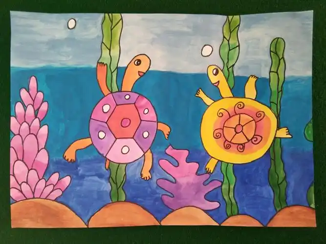 南关小学二年级一班闫雯慧小朋友绘画作品