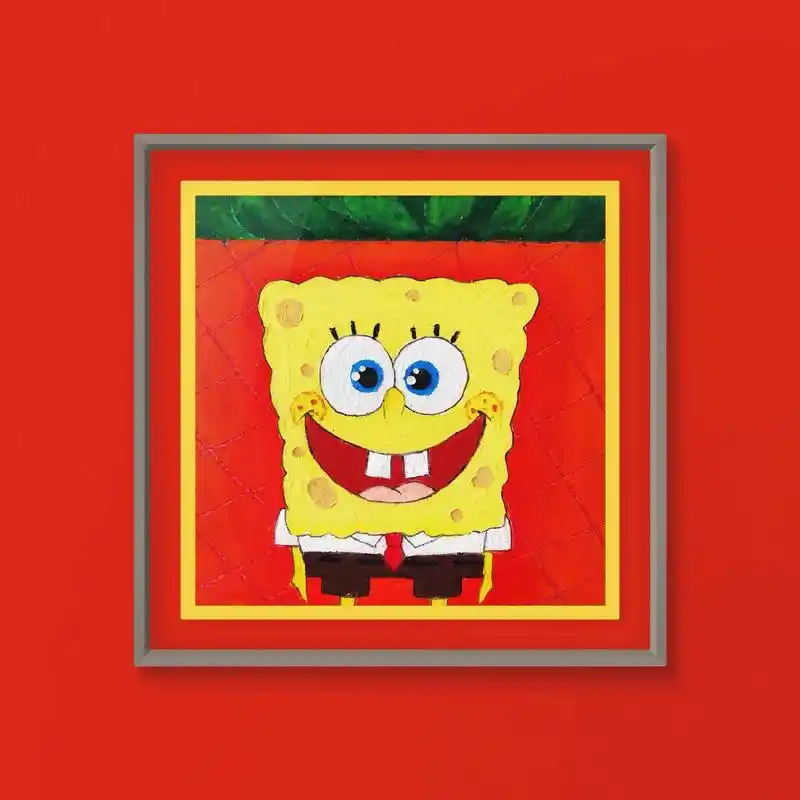 油画棒海绵宝宝