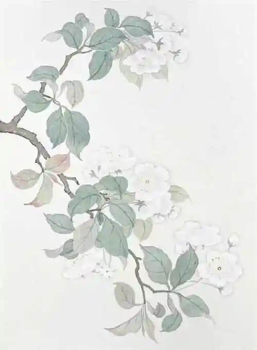 一组国画清新淡雅