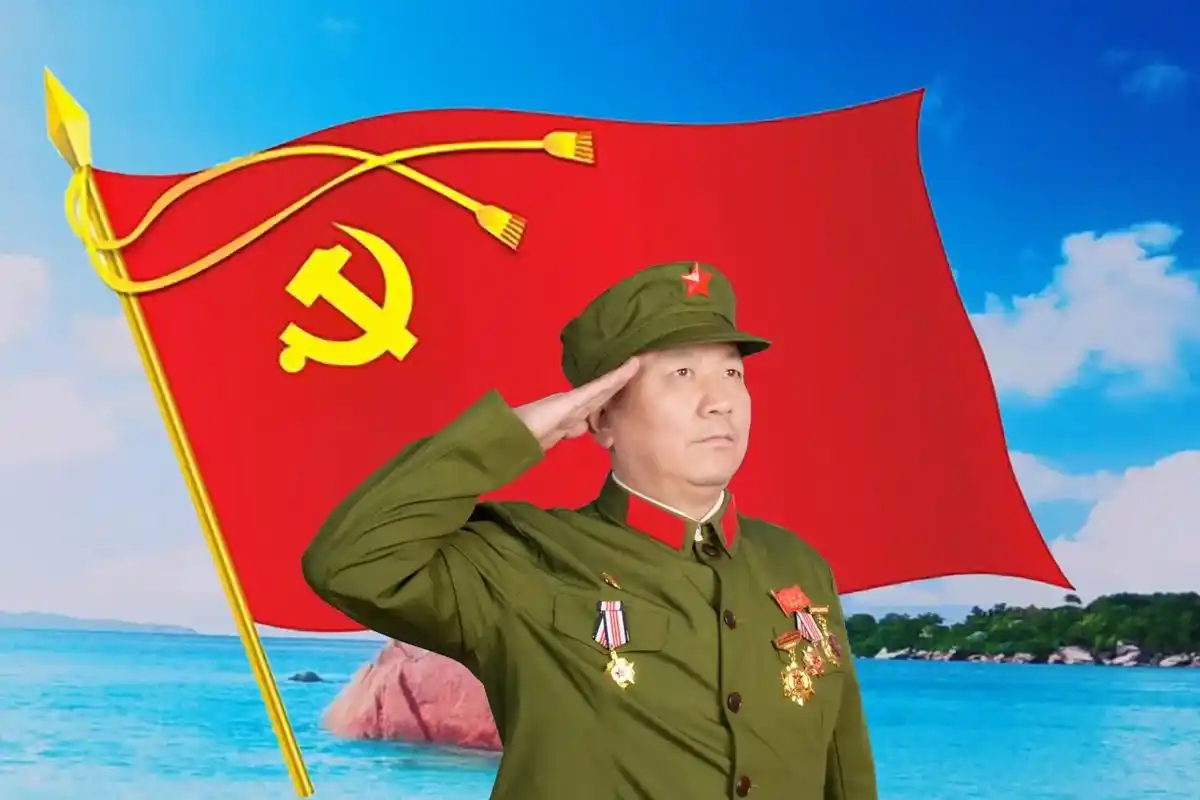 我向党旗敬军礼!洛川85年参战老兵自发组织正能量传递:学党史 - 抖音