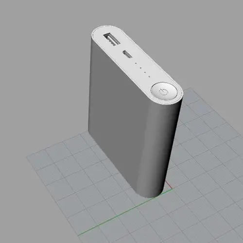 小米移动电源3d模型