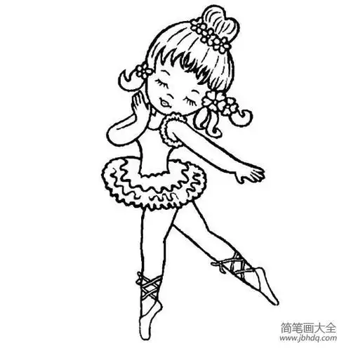 六一儿童节唱歌跳舞简笔画图片