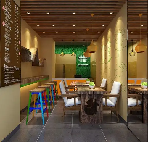 设计吸乐奶茶店铺空间设计所属行业:商务服务--->创意设计商铺状态