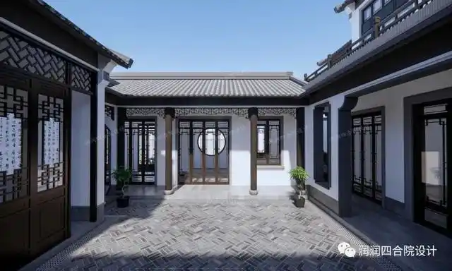 关键词:新中式四合院,新中式别墅,农村自建房,古建筑房屋