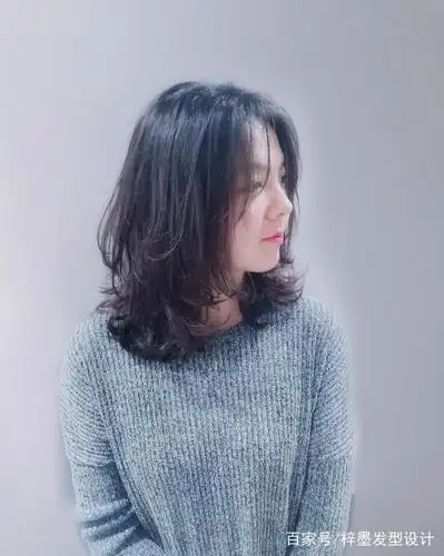 烫发经典,中发慵懒风烫发,好看易打理