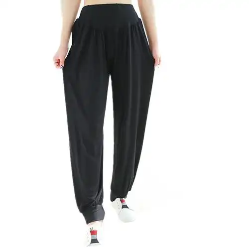 莫代尔休闲女裤宽松大码灯笼裤瑜伽哈伦舞蹈广场舞休闲裤