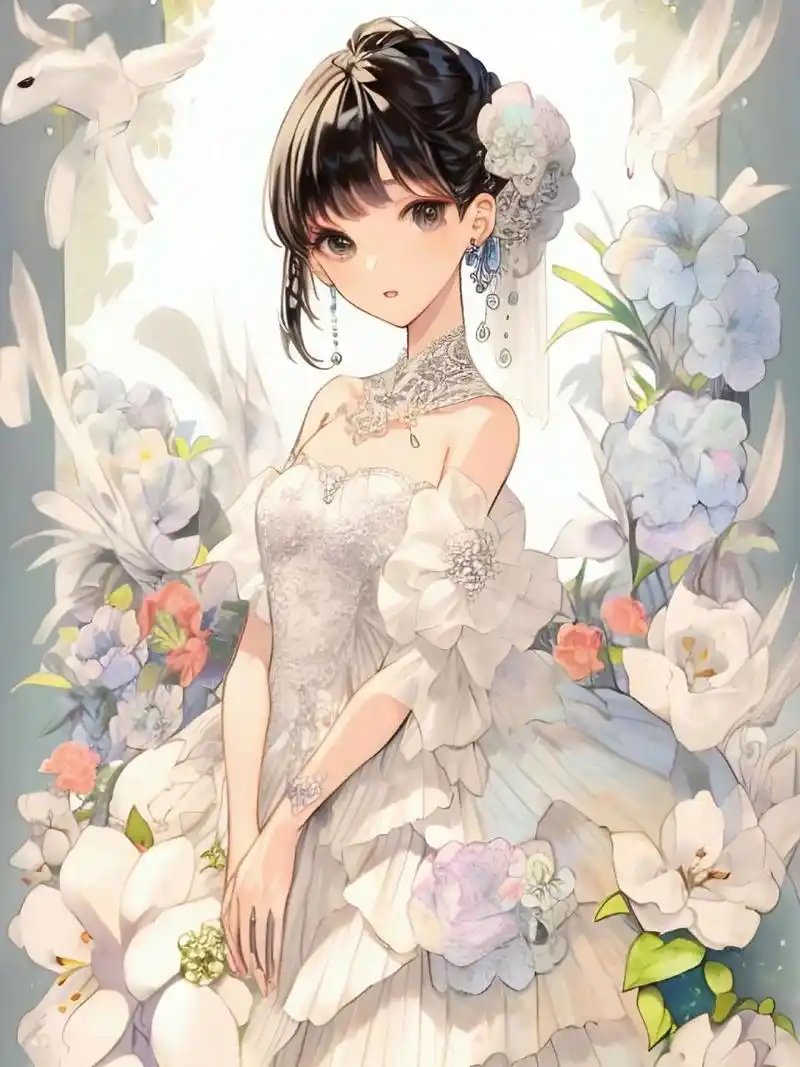 婚纱少女78丨二次元老婆丨少女头像 37 最近看到一个同事转发的短