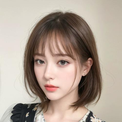 假发女短发真发全真人发波波头锁骨发全头套式整顶自然减龄假发套