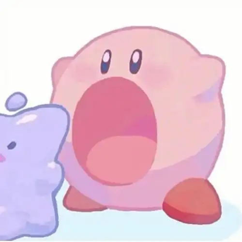 星之卡比x精灵宝可梦百变怪卡比情侣头像