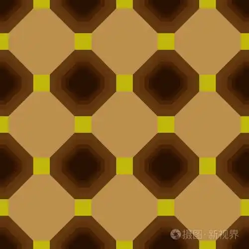 正方形的无缝几何图案