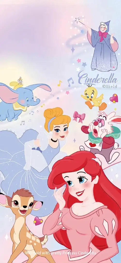 白雪公主/爱丽丝梦游仙境迪士尼超话#手机壁纸##锁屏##卡通壁纸